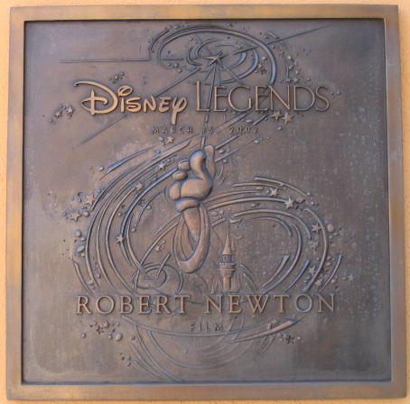 Disney Legends plaque, photo copyright Steve Bingen, 2010