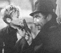 With John Howard Davies in Oliver Twist, 1948